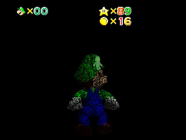 he's the white figure in this image